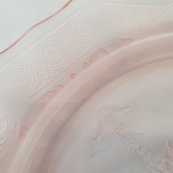 Vintage Pink Depression Glass - Princess Pattern - Picture 4 of 6